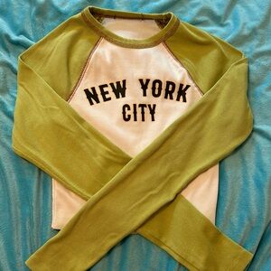 Thrifted Crop NYC Top